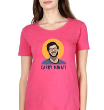 Load image into Gallery viewer, CarryMinati(Ajey Nagar) T-Shirt for Women-Pink-Ektarfa.online
