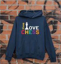 Load image into Gallery viewer, Chess Love Unisex Hoodie for Men/Women-Navy Blue-Ektarfa.online
