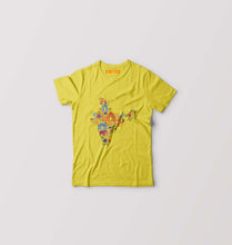 Load image into Gallery viewer, India Kids T-Shirt for Boy/Girl-Yellow-Ektarfa.online
