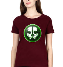 Load image into Gallery viewer, Call of Duty (COD) T-Shirt for Women-Maroon-Ektarfa.online
