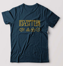 Load image into Gallery viewer, Led Zeppelin T-Shirt for Men-Petrol blue-Ektarfa.online
