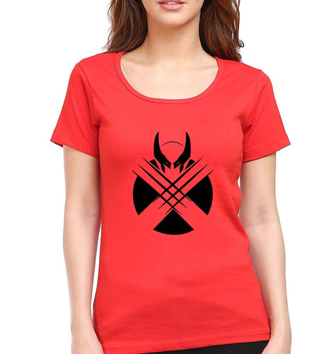 Wolverine T-Shirt for Women-Red-Ektarfa.online