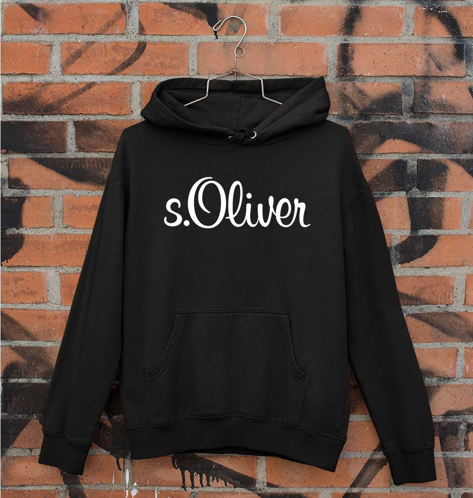 s.Oliver Unisex Hoodie for Men/Women-Black-Ektarfa.online