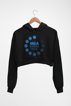 Load image into Gallery viewer, MBA Crop HOODIE FOR WOMEN-Black-Ektarfa.online

