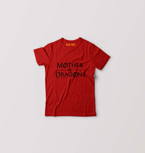 Mother of Dragons (GOT) Kids T-Shirt for Boy/Girl-Red-Ektarfa.online