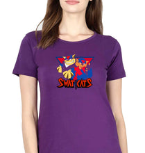 Load image into Gallery viewer, Swat Kats T-Shirt for Women-Purple-Ektarfa.online

