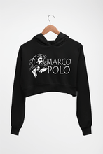 Load image into Gallery viewer, Marco Polo Crop HOODIE FOR WOMEN-Black-Ektarfa.online
