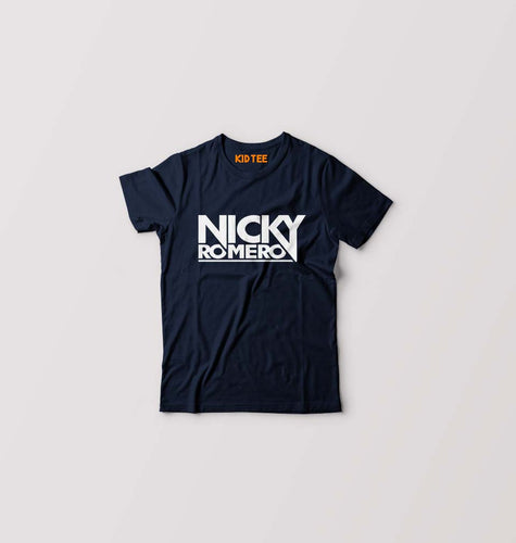 Nicky Romero Kids T-Shirt for Boy/Girl-Navy Blue-Ektarfa.online