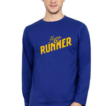 Load image into Gallery viewer, Runner Running Full Sleeves T-Shirt for Men-Royal blue-Ektarfa.online
