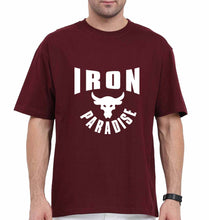 Load image into Gallery viewer, Iron Paradise Oversized T-Shirt for Men-Maroon-Ektarfa.online
