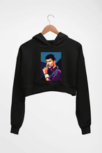 Load image into Gallery viewer, Novak Djokovic Tennis Crop HOODIE FOR WOMEN-Black-Ektarfa.online

