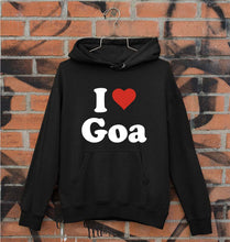 Load image into Gallery viewer, I Love Goa Unisex Hoodie for Men/Women-Black-Ektarfa.online
