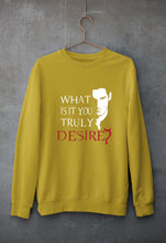 Load image into Gallery viewer, Lucifer Unisex Sweatshirt for Men/Women-Mustard Yellow-Ektarfa.online
