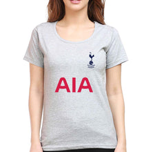 Load image into Gallery viewer, Tottenham Hotspur F.C. 2021-22 T-Shirt for Women-Grey Melange-Ektarfa.online
