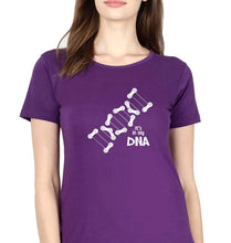 Load image into Gallery viewer, Cycling DNA T-Shirt for Women-Purple-Ektarfa.online
