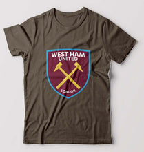 Load image into Gallery viewer, West-Ham T-Shirt for Men-Olive Green-Ektarfa.online
