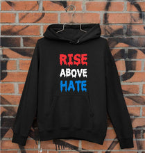 Load image into Gallery viewer, Rise Above Hate Unisex Hoodie for Men/Women-Black-Ektarfa.online
