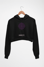 Load image into Gallery viewer, Hawkeye Crop HOODIE FOR WOMEN-Black-Ektarfa.online
