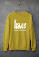 Load image into Gallery viewer, Islam Unisex Sweatshirt for Men/Women-Mustard Yellow-Ektarfa.online

