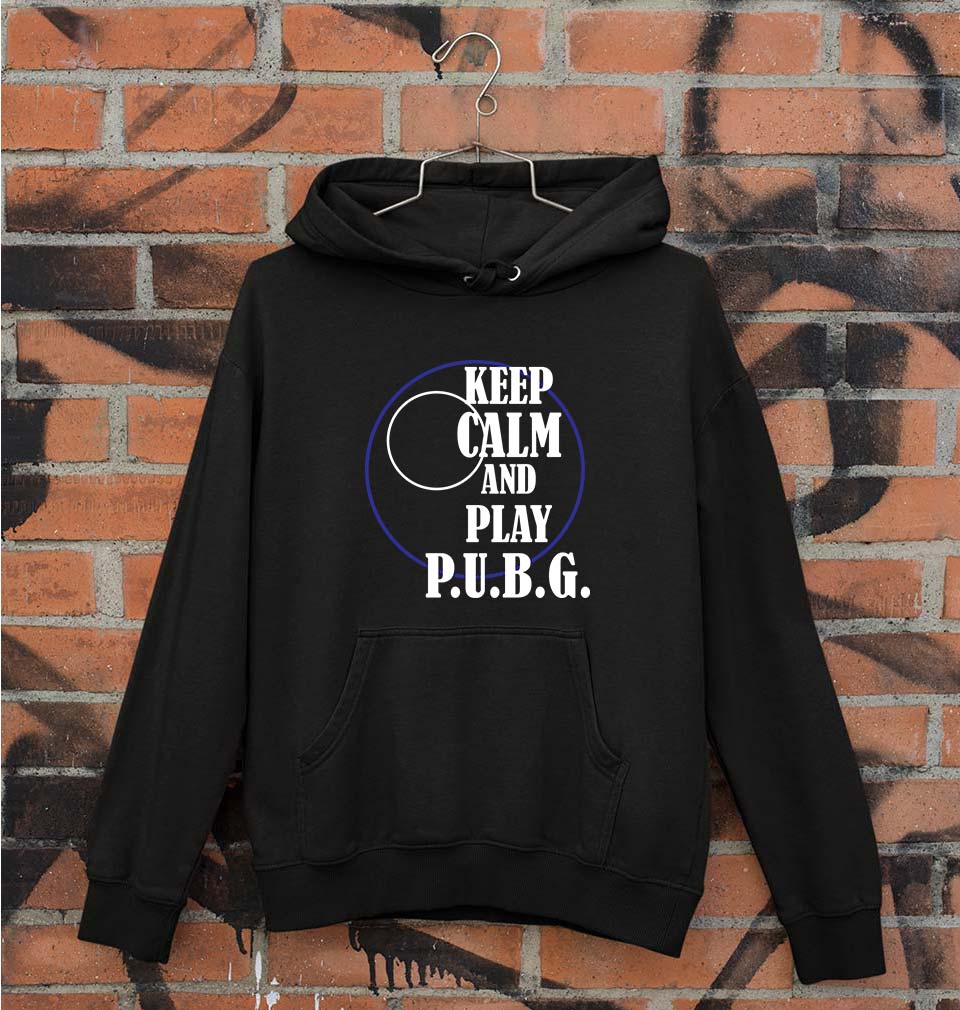 PUBG Keep Calm And Play Pubg Unisex Hoodie for Men/Women-Black-Ektarfa.online