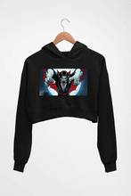 Load image into Gallery viewer, Morbius Crop HOODIE FOR WOMEN-Black-Ektarfa.online
