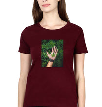 Load image into Gallery viewer, Weed T-Shirt for Women-Maroon-Ektarfa.online
