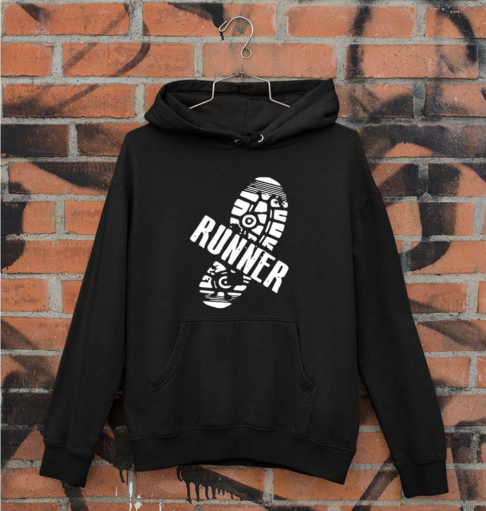 Runner RunningUnisex Hoodie for Men/Women-Black-Ektarfa.online