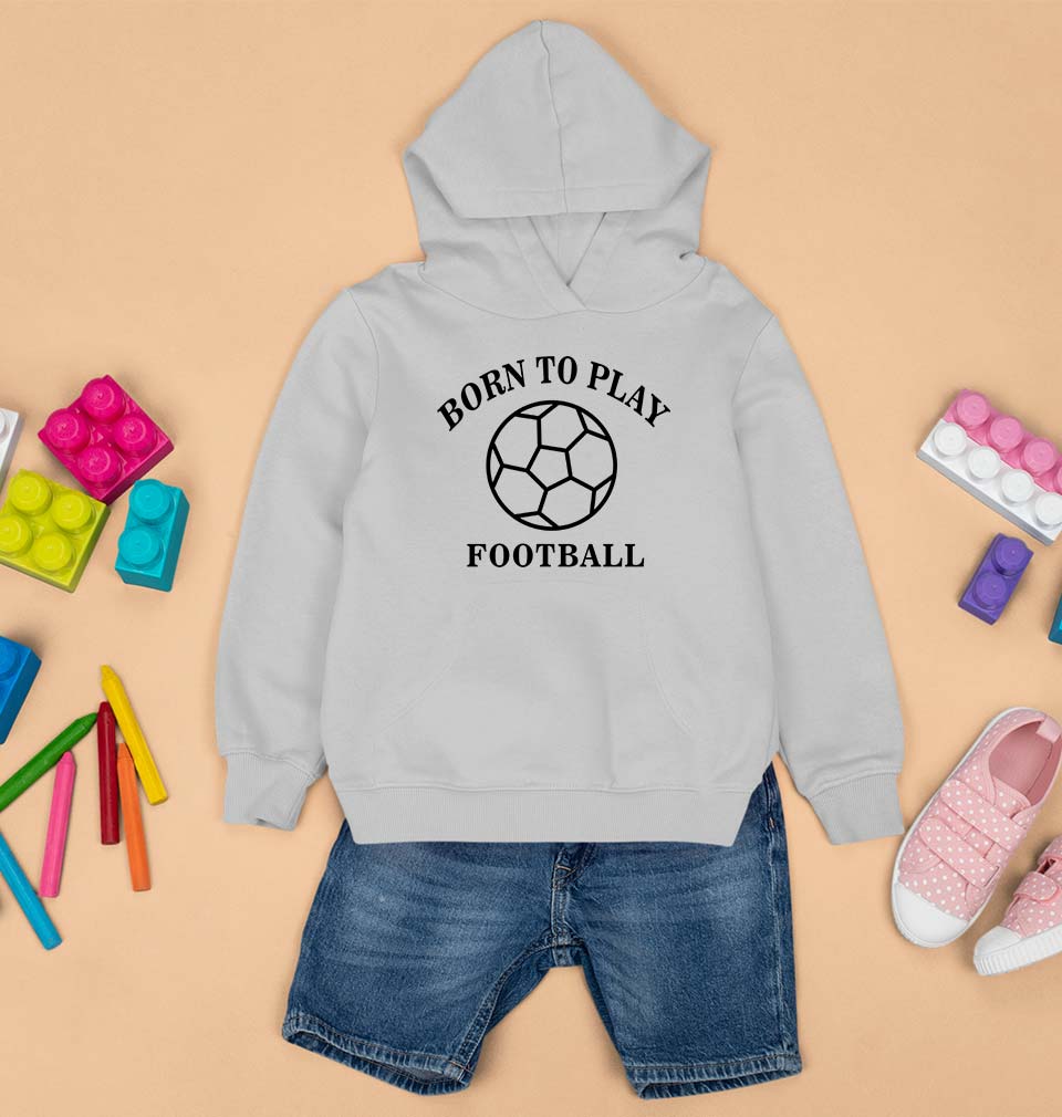 Play Football Kids Hoodie for Boy/Girl-0-1 Year(22 Inches)-Grey-Ektarfa.online