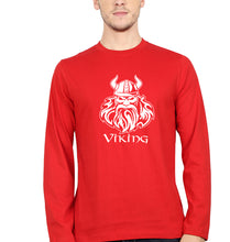 Load image into Gallery viewer, Viking Full Sleeves T-Shirt for Men-Red-Ektarfa.online
