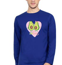 Load image into Gallery viewer, Avocado Love Full Sleeves T-Shirt for Men-Royal blue-Ektarfa.online

