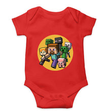 Load image into Gallery viewer, Minecraft Kids Romper For Baby Boy/Girl-0-5 Months(18 Inches)-RED-Ektarfa.online
