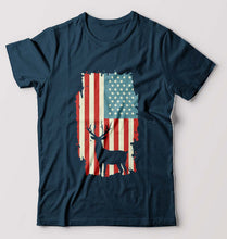 Load image into Gallery viewer, Deer T-Shirt for Men-Petrol Blue-Ektarfa.online
