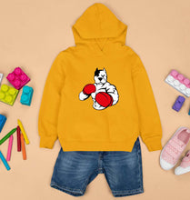 Load image into Gallery viewer, Pitbull Boxing Kids Hoodie for Boy/Girl-Mustard Yellow-Ektarfa.online
