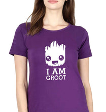 Load image into Gallery viewer, Groot T-Shirt for Women-Purple-Ektarfa.online
