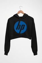 Load image into Gallery viewer, Hewlett-Packard(HP) Crop HOODIE FOR WOMEN-Black-Ektarfa.online
