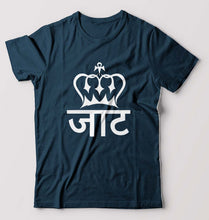 Load image into Gallery viewer, Jaat T-Shirt for Men-Petrol Blue-Ektarfa.online
