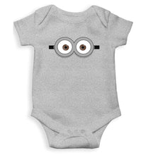 Load image into Gallery viewer, Minion Pop Eyes Kids Romper For Baby Boy/Girl-0-5 Months(18 Inches)-Grey-Ektarfa.online
