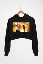 Load image into Gallery viewer, Black Adam Crop HOODIE FOR WOMEN-Black-Ektarfa.online
