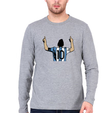 Load image into Gallery viewer, Messi Full Sleeves T-Shirt for Men-Grey Melange-Ektarfa.online
