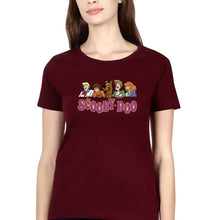Load image into Gallery viewer, Scooby Doo T-Shirt for Women-Maroon-Ektarfa.online
