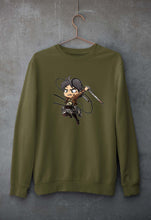 Load image into Gallery viewer, Attack on Titan Unisex Sweatshirt for Men/Women-Olive Green-Ektarfa.online
