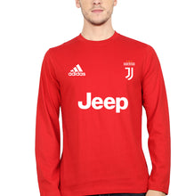Load image into Gallery viewer, Juventus F.C. 2021-22 Full Sleeves T-Shirt for Men-Red-Ektarfa.online
