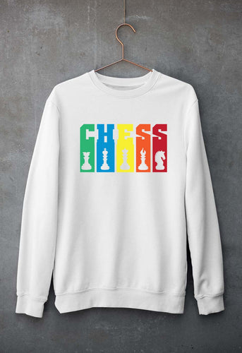 Chess Unisex Sweatshirt for Men/Women-White-Ektarfa.online