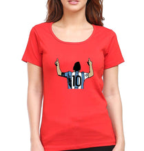 Load image into Gallery viewer, Messi T-Shirt for Women-Red-Ektarfa.online
