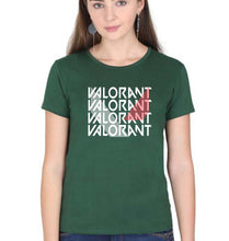 Load image into Gallery viewer, Valorant T-Shirt for Women-Dark Green-Ektarfa.online
