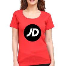 Load image into Gallery viewer, JD Sports T-Shirt for Women-Red-Ektarfa.online
