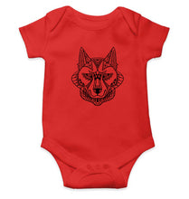 Load image into Gallery viewer, WOLF Kids Romper For Baby Boy/Girl-0-5 Months(18 Inches)-RED-Ektarfa.online
