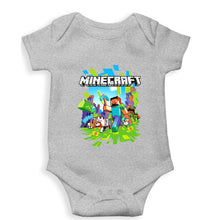 Load image into Gallery viewer, Minecraft Kids Romper For Baby Boy/Girl-0-5 Months(18 Inches)-Grey-Ektarfa.online
