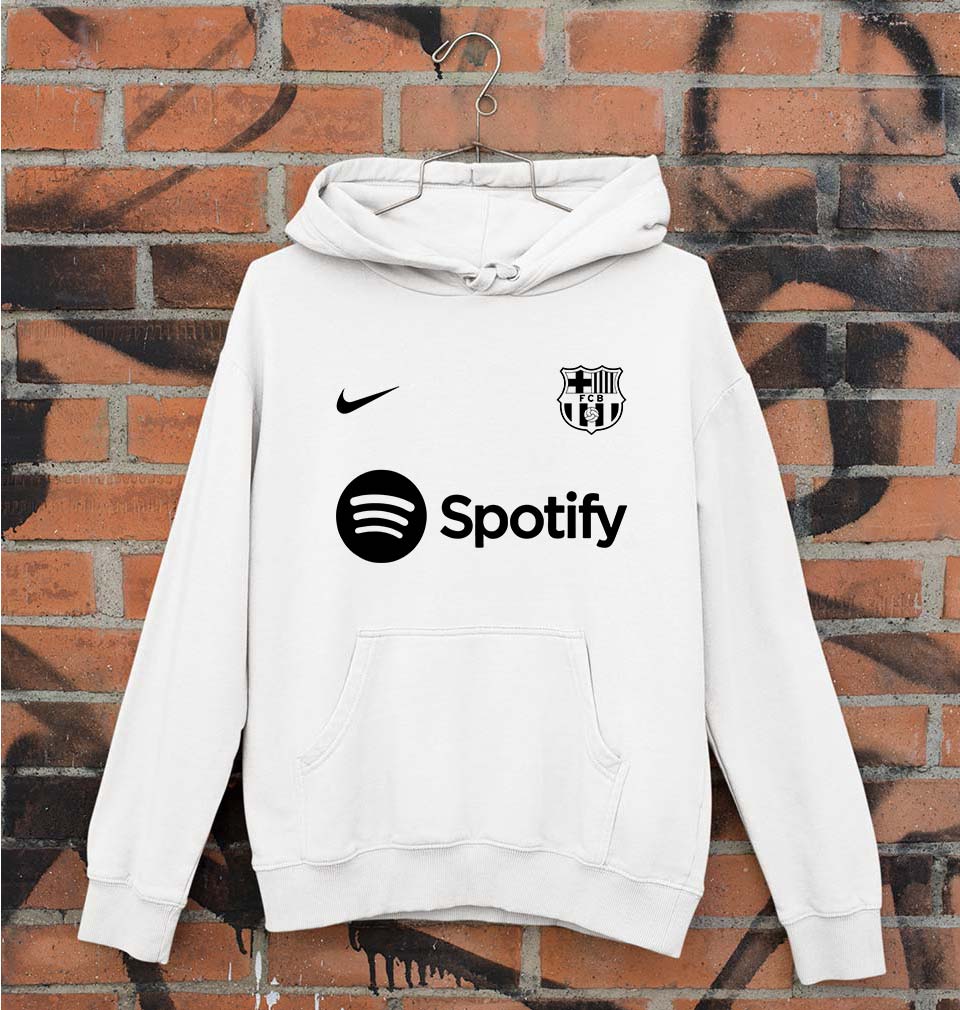 Barcelona 2022-23 Unisex Hoodie for Men/Women-White-Ektarfa.online