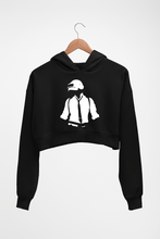 Load image into Gallery viewer, PUBG Crop HOODIE FOR WOMEN-Black-Ektarfa.online
